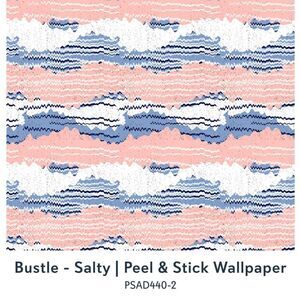 NEW Luxury Astek Home Peel and Stick Wallpaper~Bustle-Salty